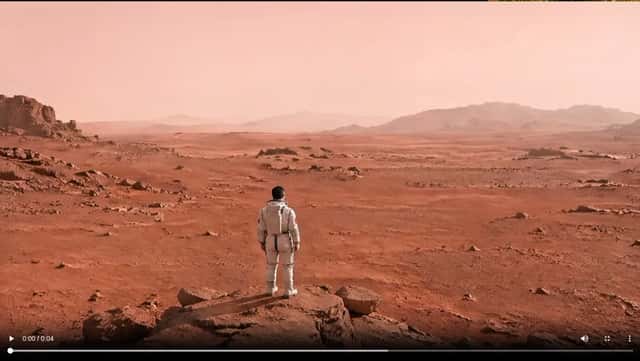 Astronaut on a Red Desert World preview