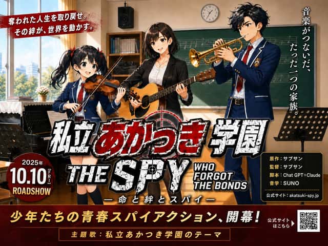 Japanese School Spy Movie Poster preview