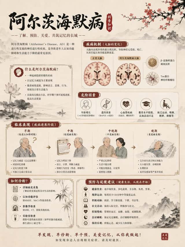 Chinese Alzheimer’s Awareness Infographic preview