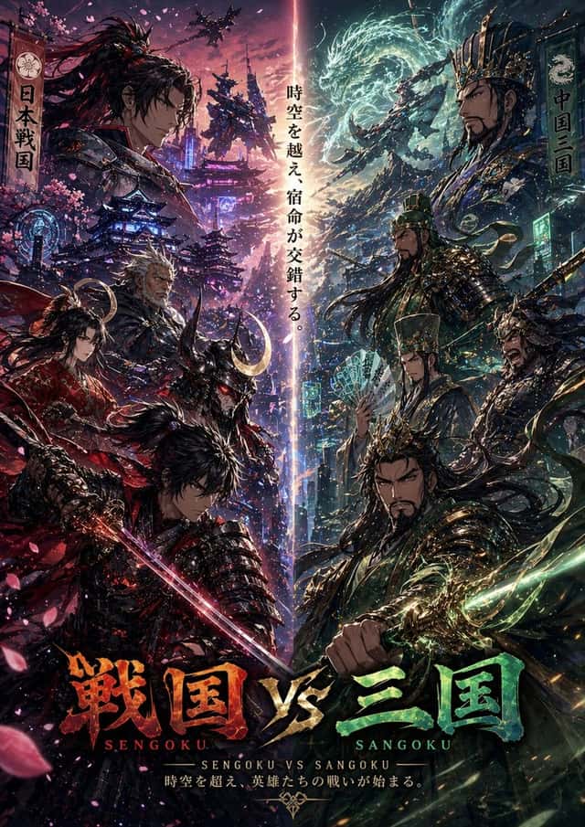 Sengoku vs Sangoku Crossover Poster preview