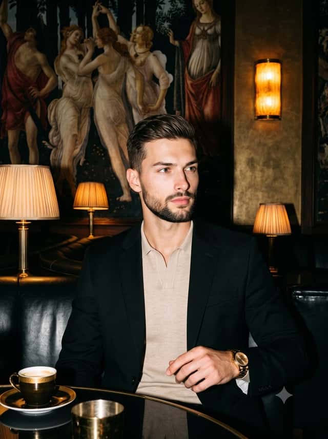 Moody Direct Flash Club Portrait preview