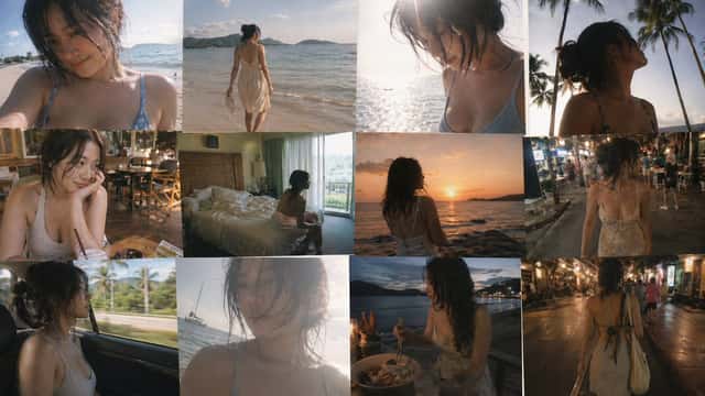 Travel Snapshot Collage Prompt preview