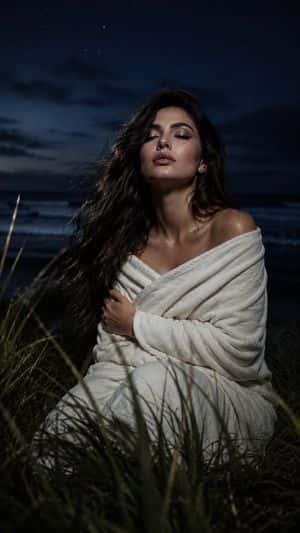 Coastal Night Serenity Portrait preview