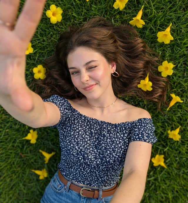 Playful Garden Portrait Template preview