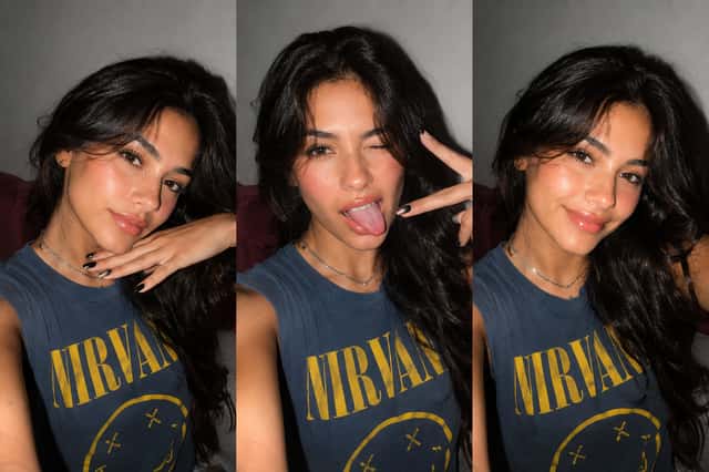 Gen Z Triple Selfie Collage — Y2K Flash Photography preview