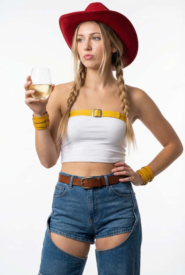 Modern Cowgirl Portrait Template preview