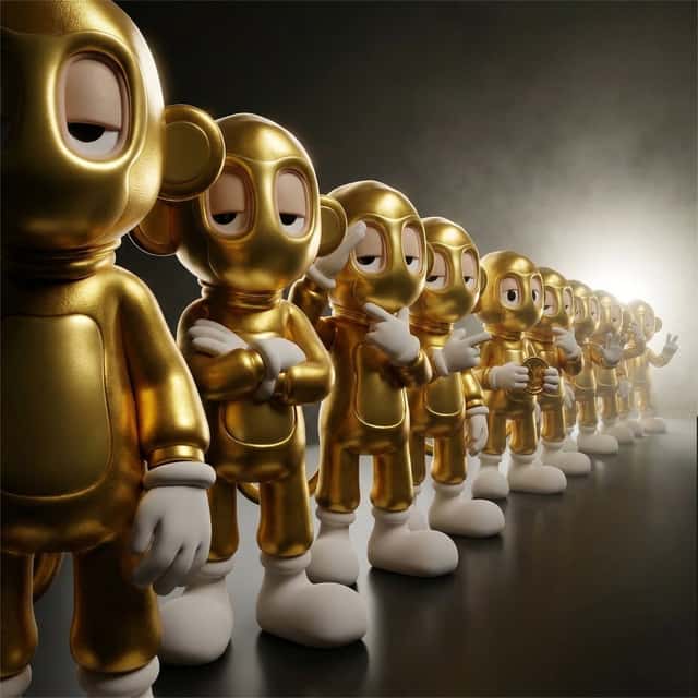 Collectible Vinyl Toy Procession 3D preview