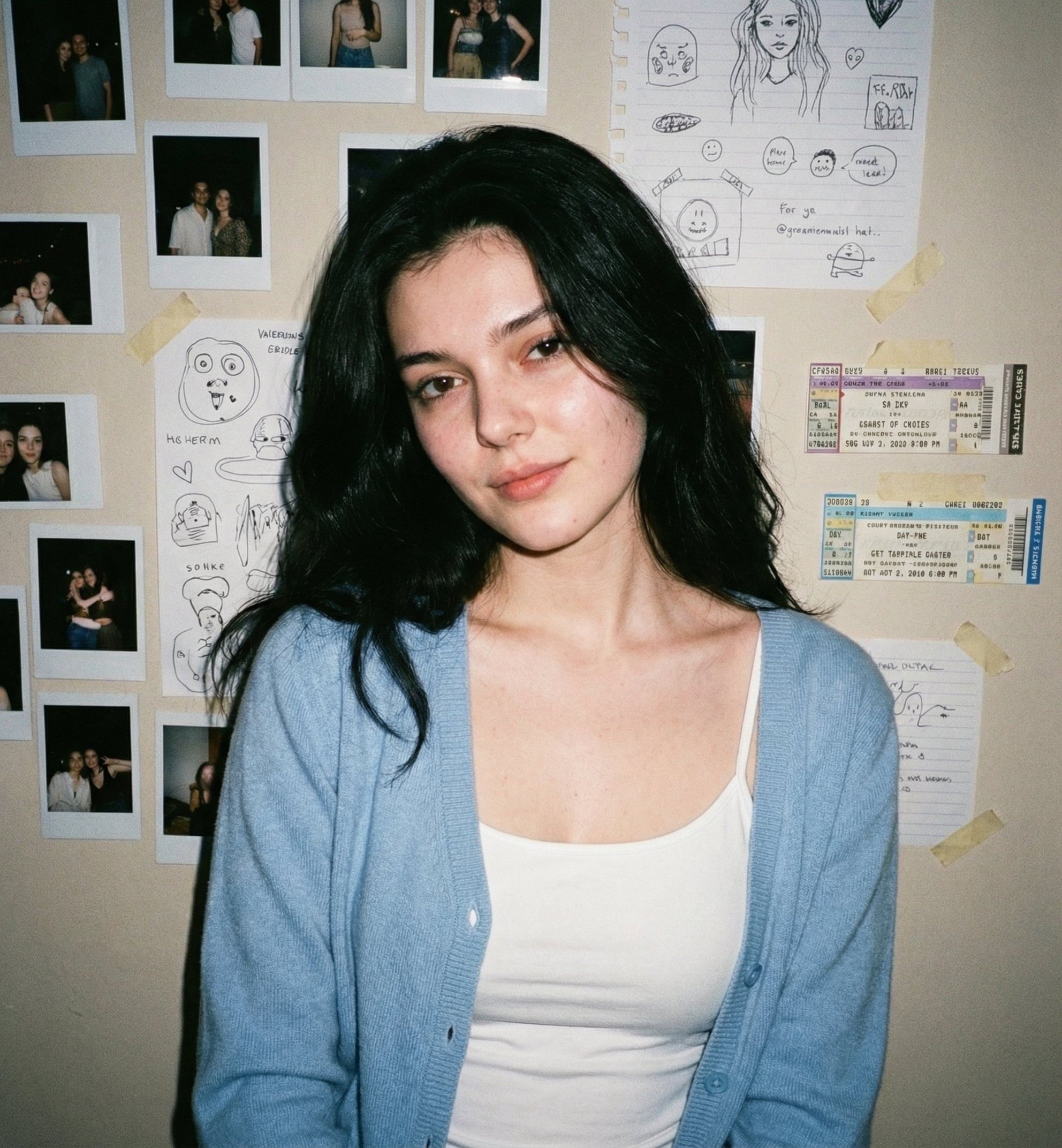 AI-generated sample for “90s Flash Polaroid”