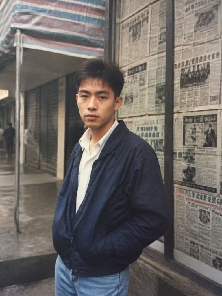 AI-generated sample for “90s Hong Kong Street Portrait”