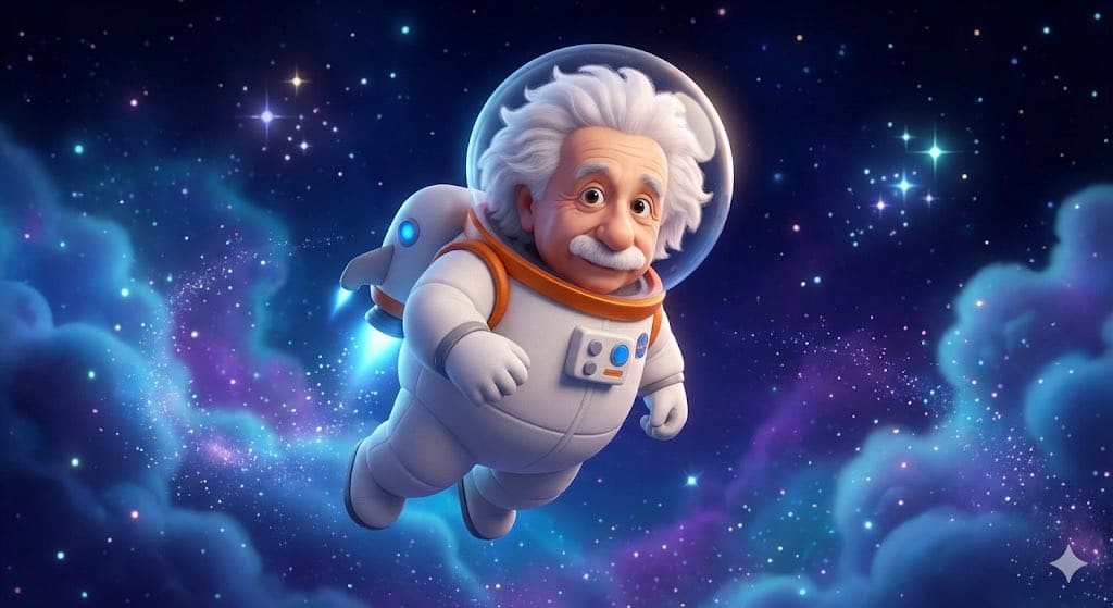 AI-generated sample for “Pixar Style Celebrity Astronaut Caricature”