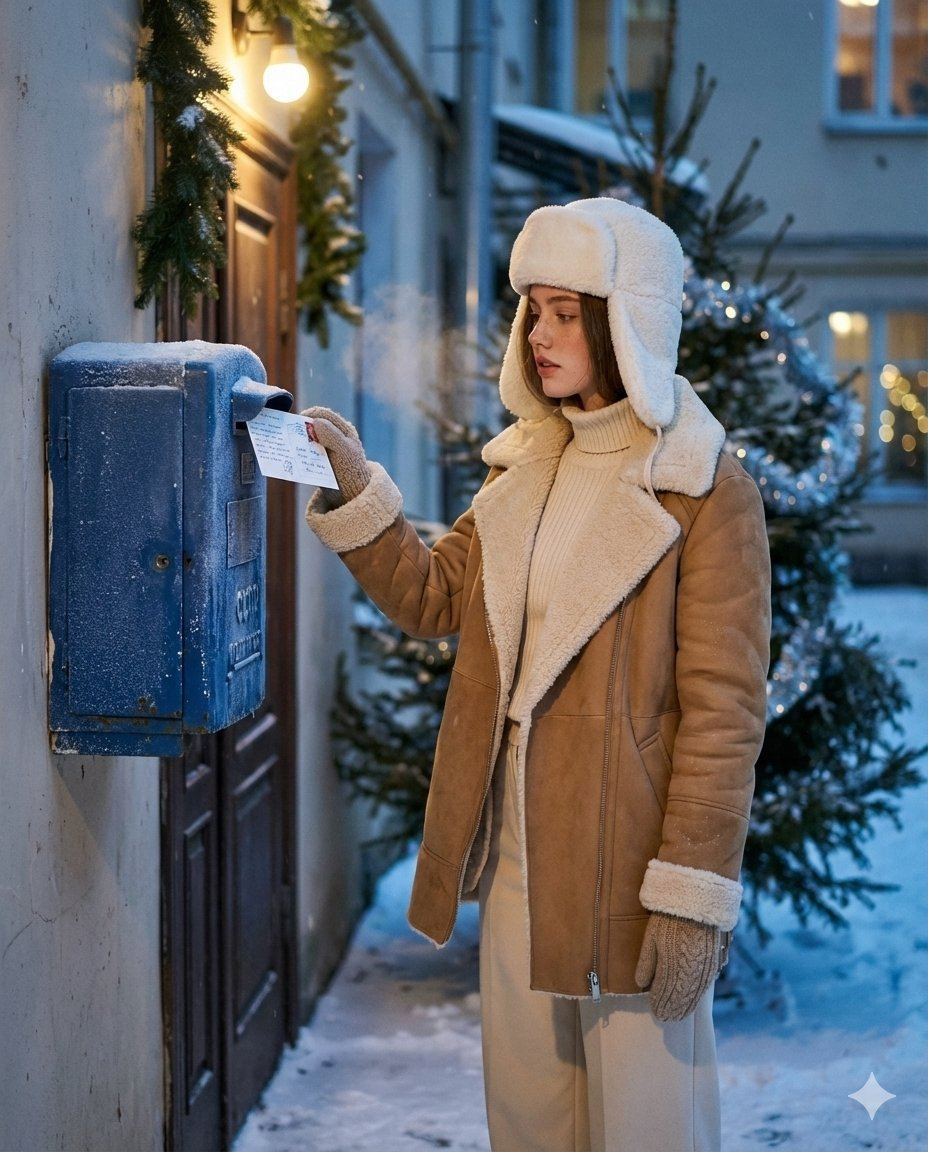 AI-generated sample for “Cinematic Winter Postcard Scene Prompt for Nano Banana Pro”
