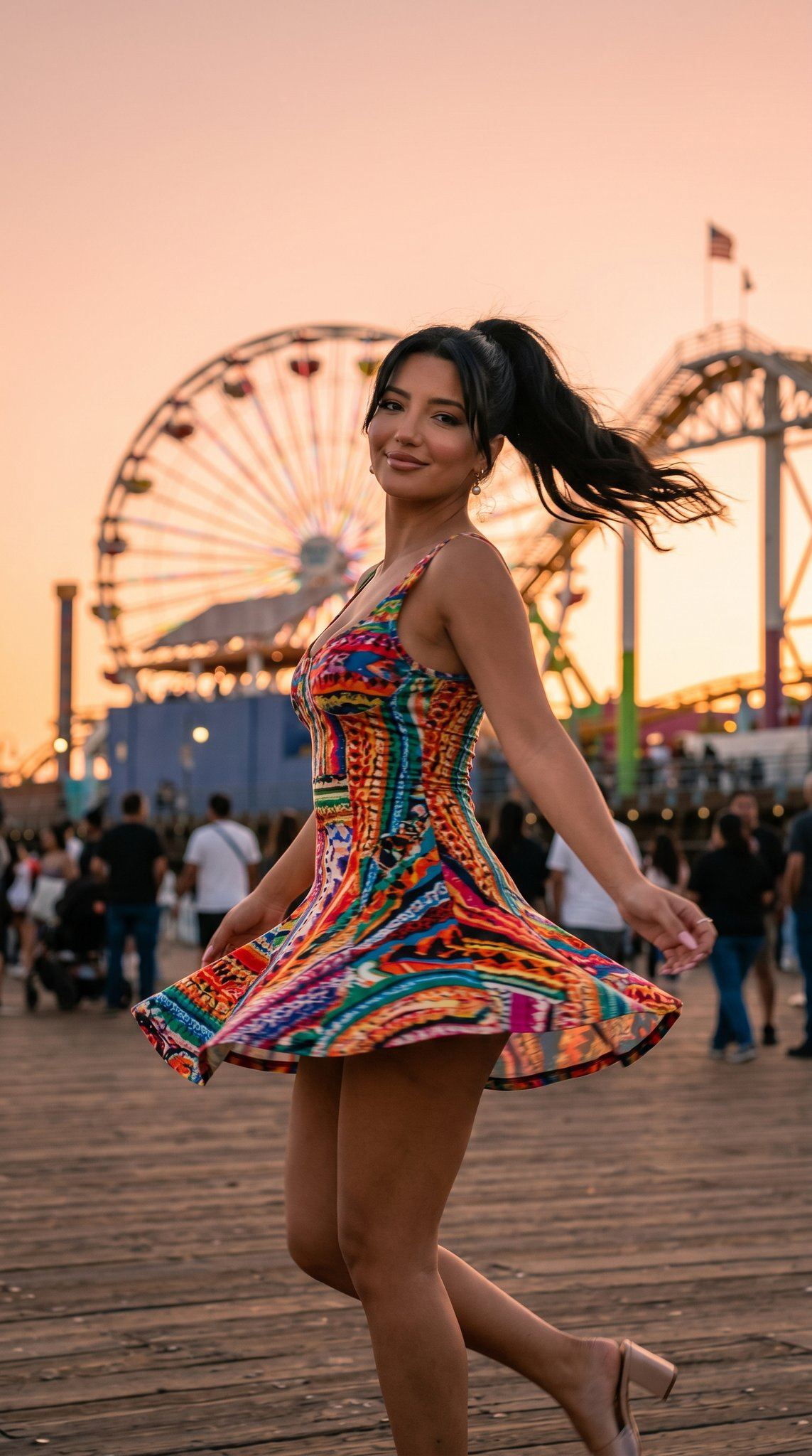 AI-generated sample for “05 Santa Monica Pier — California Series”