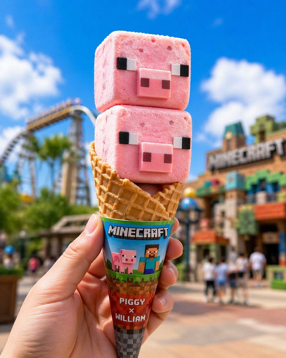 AI-generated sample for “Co-branded IP Ice Cream Design”