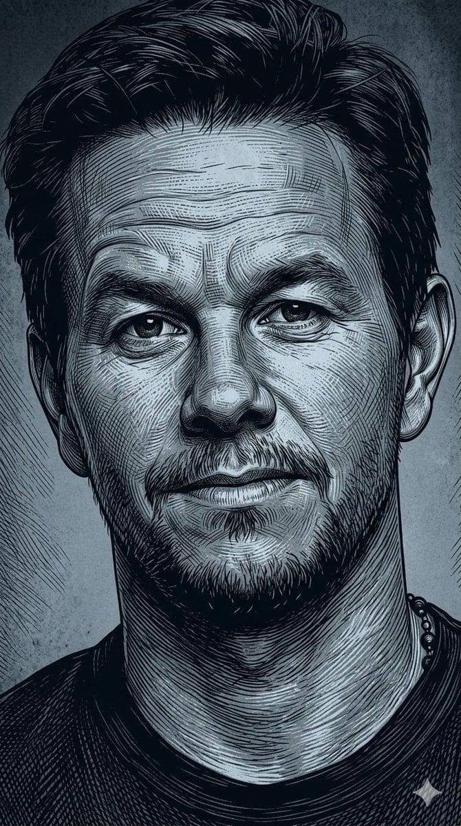 AI-generated sample for “Dark Monochrome Illustration Style Prompt with Reference Photo”