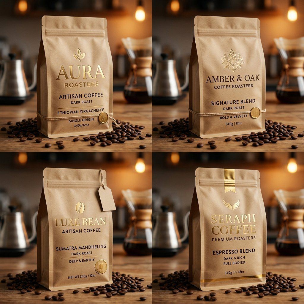 AI-generated sample for “Luxury Coffee Branding Product Photography”