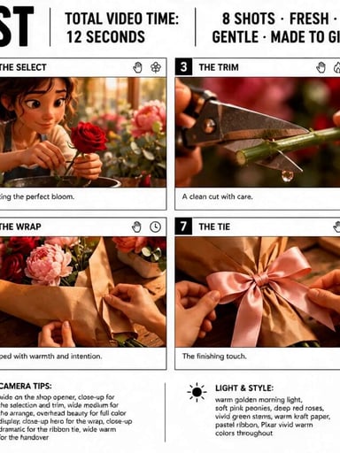 Florist Storyboard Animation