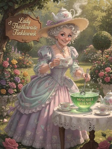 Lady Thistlewaite Tinklewink Tea Party