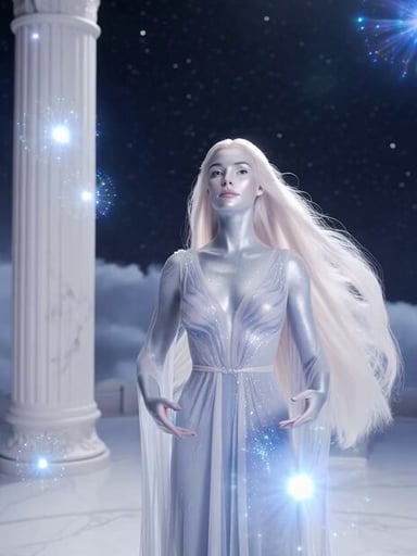 Ethereal Andromedan Celestial Robe