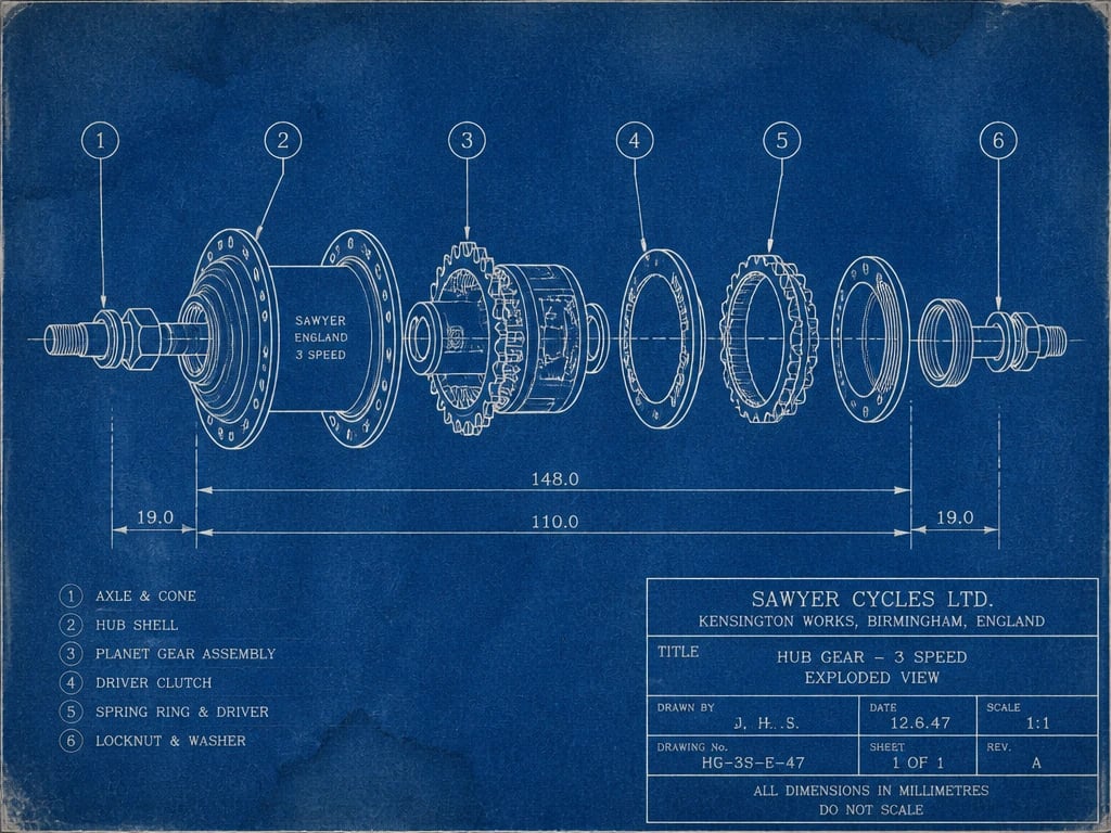 Cyanotype Blueprint — example output generated with this skill