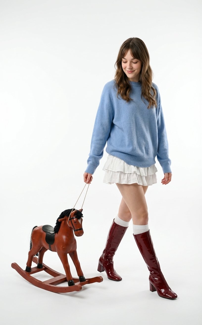 Vintage Toy Fashion Portrait