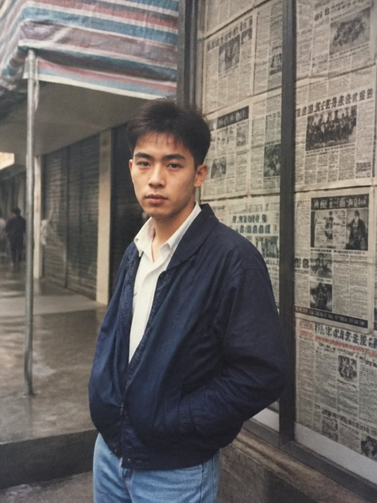 AI-generated sample for “90s Hong Kong Street Portrait”