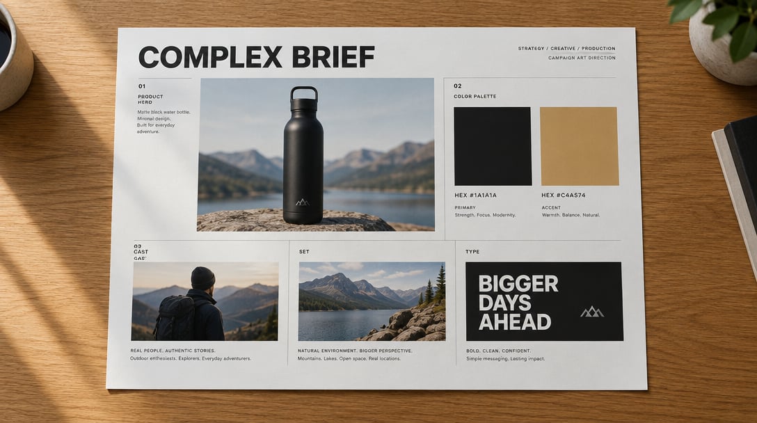 Campaign brief board