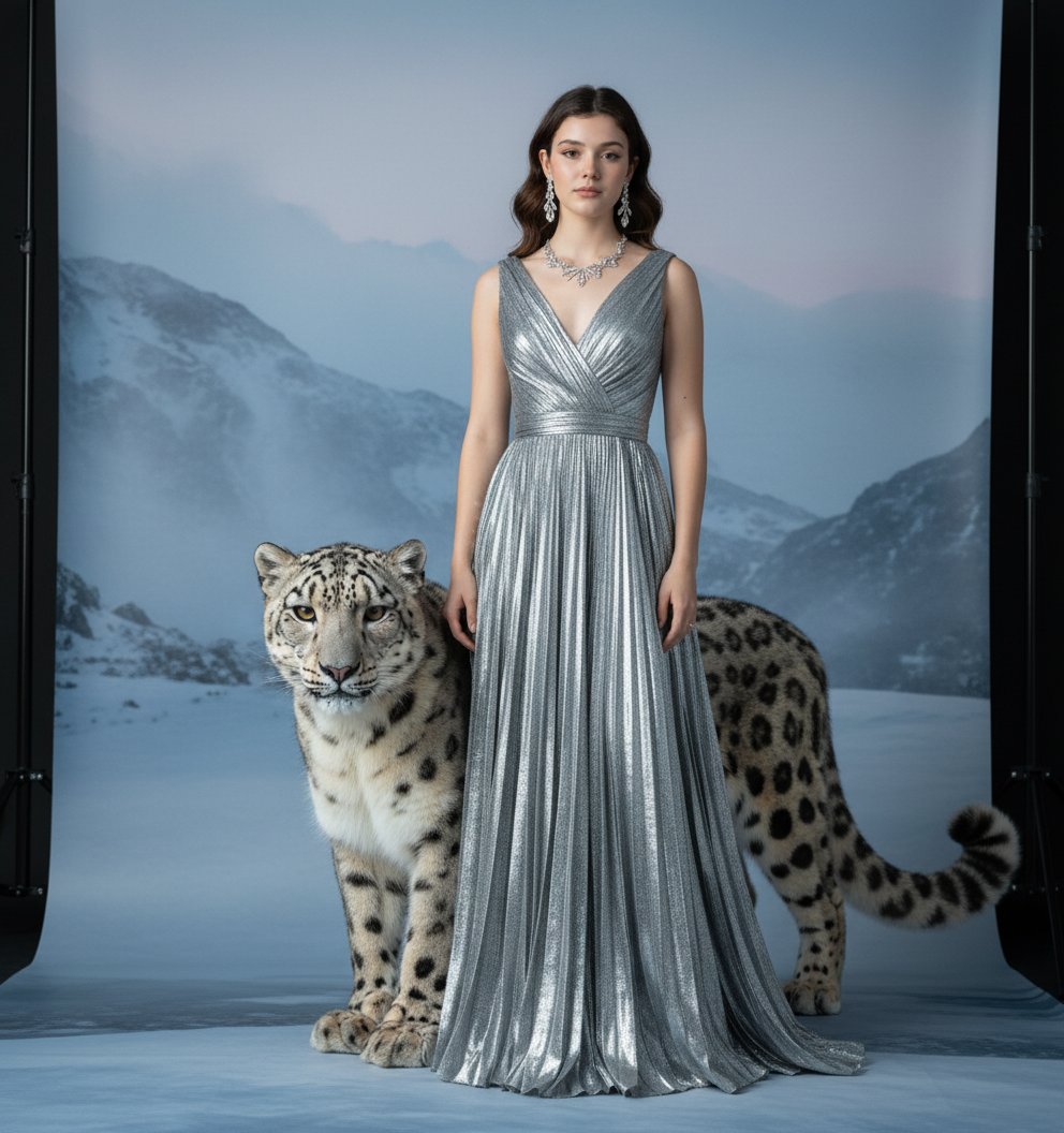 Snow Leopard Winter Shoot