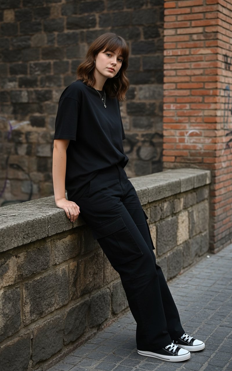 Standing by the wall