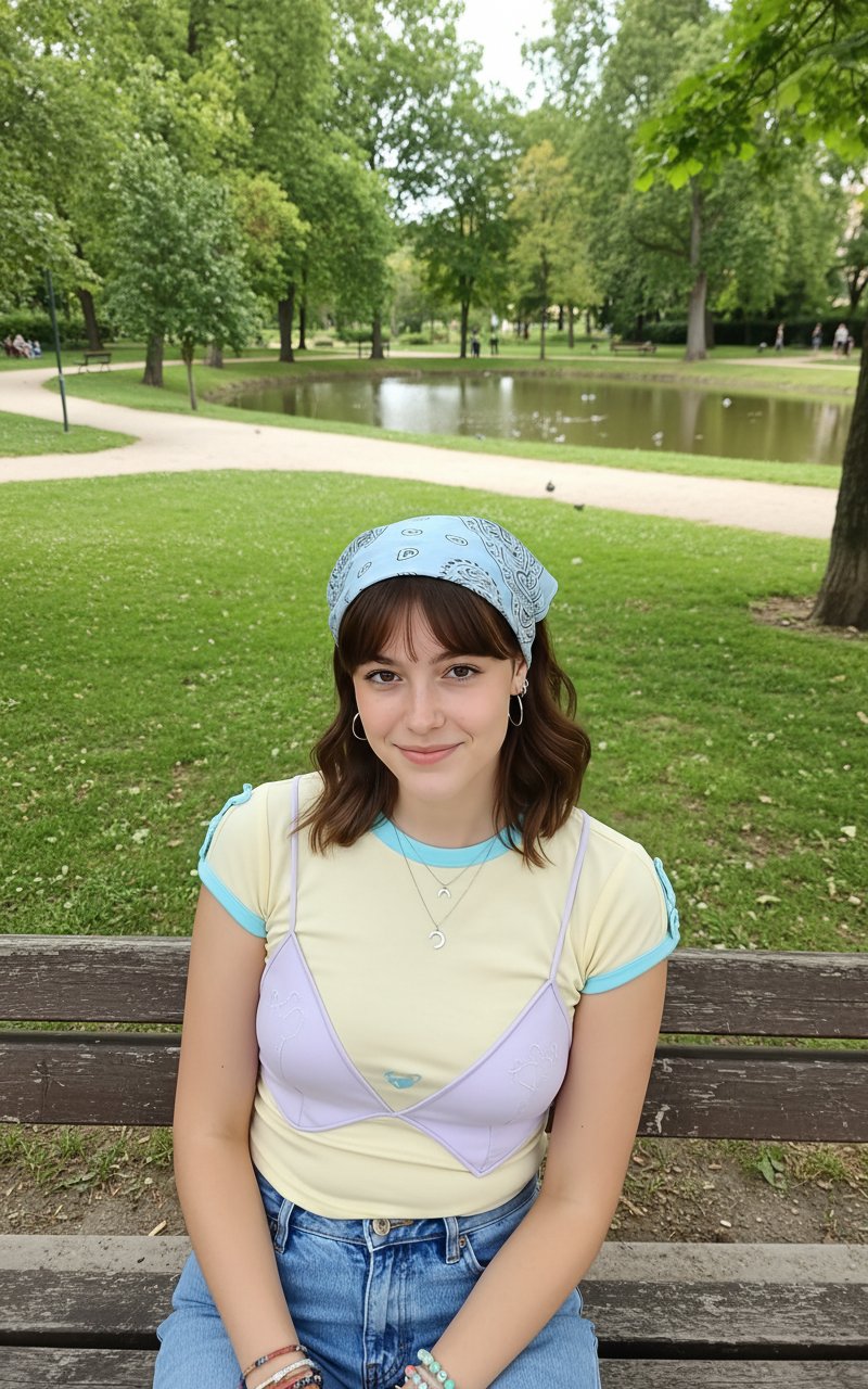 Instagram Post in Park