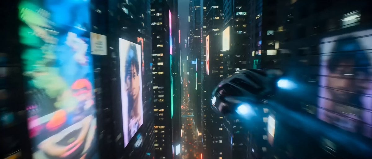 Hollywood Sci-Fi Cyberpunk Chase Scene