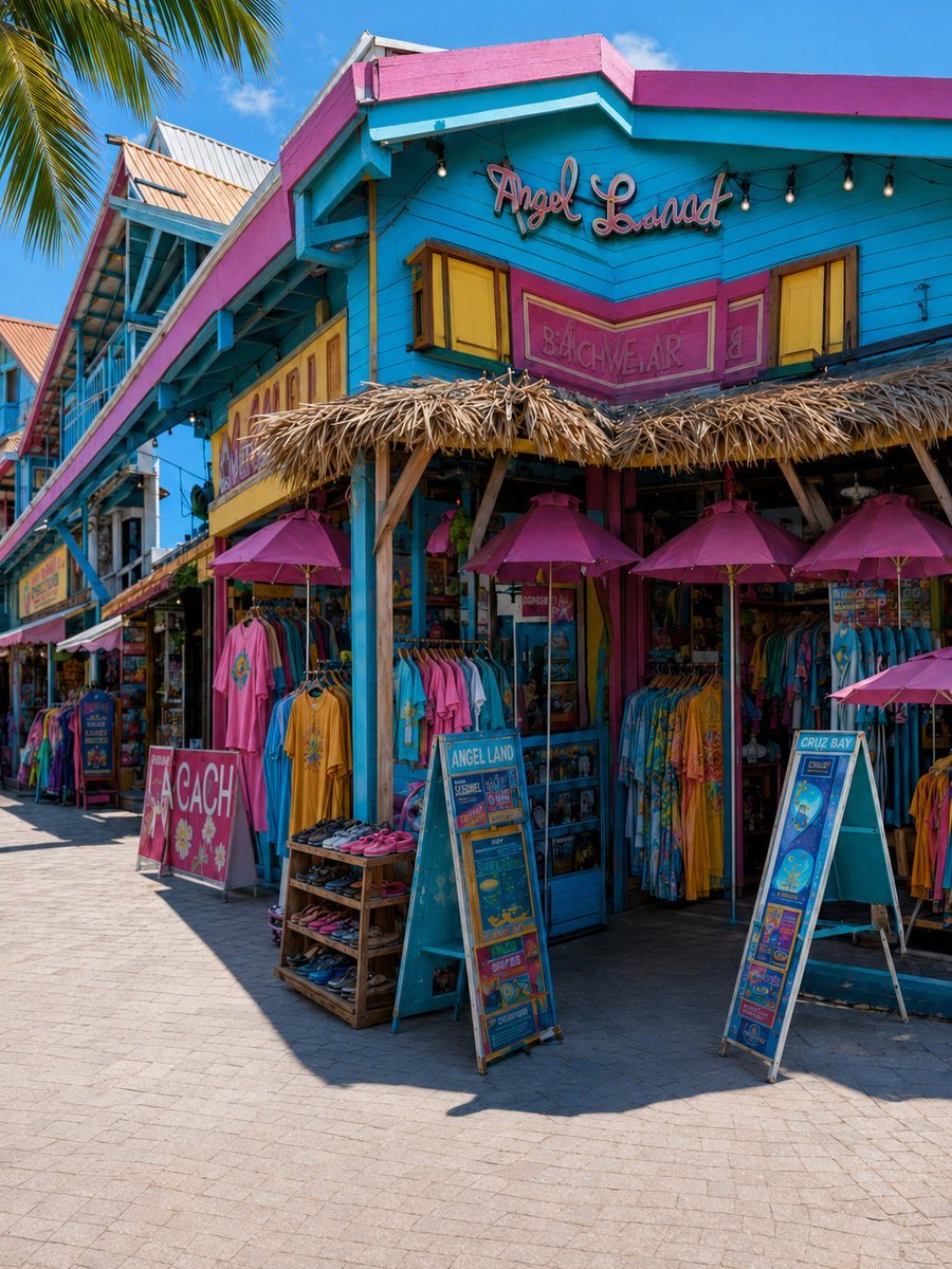 Colorful Caribbean Souvenir Shop