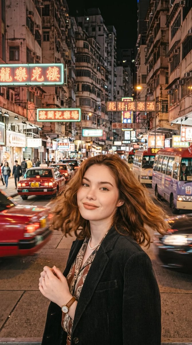 Retro Hong Kong Style Portrait
