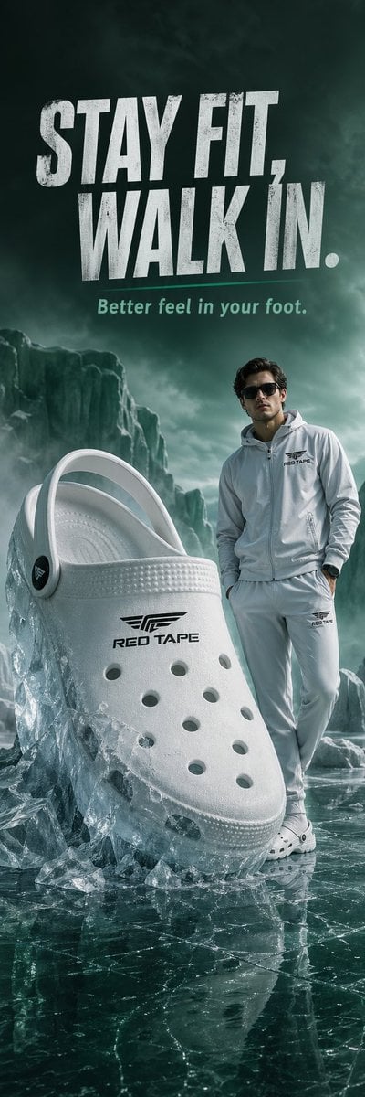 Creative Footwear Concept Ad