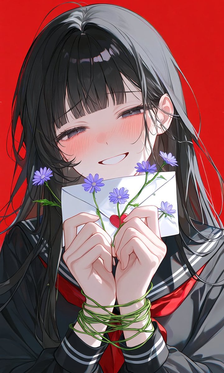 Dark Lovesick Anime Letter Transformation reference image 1