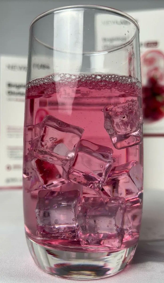 Macro Pink Beverage Photography — AI image template example