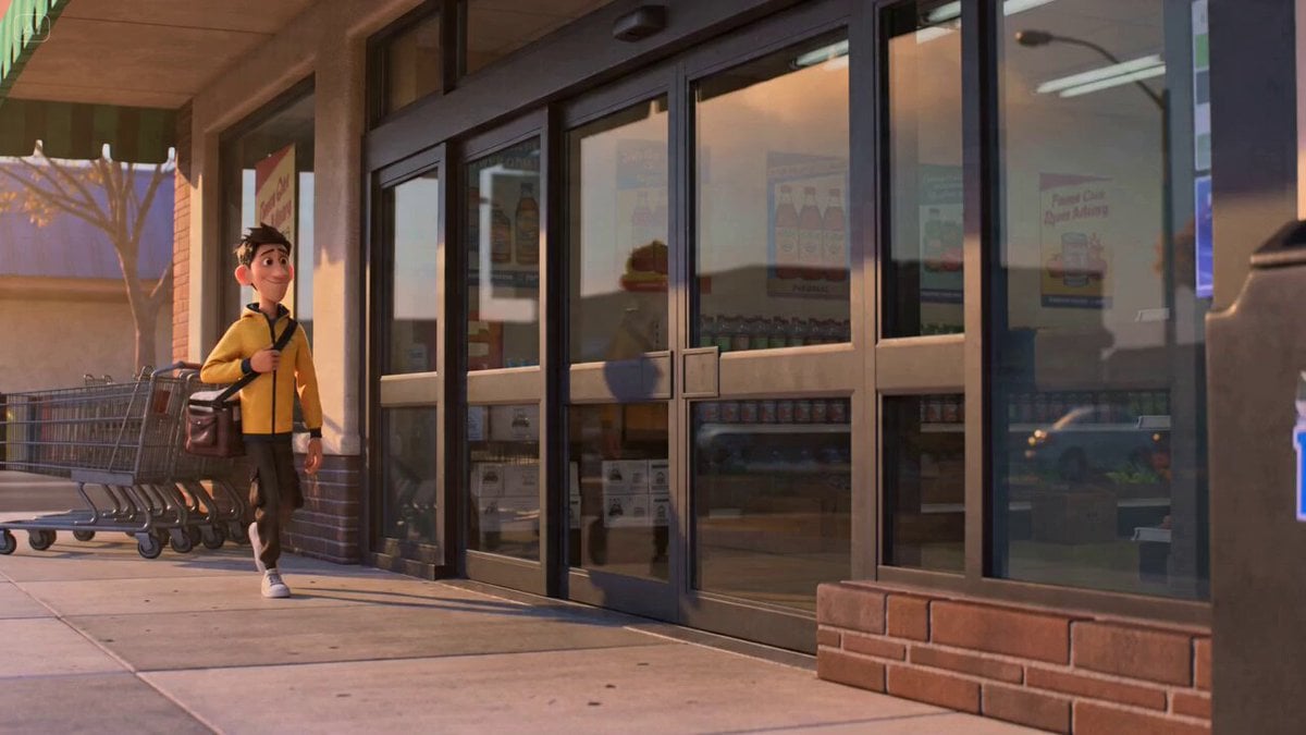 Second Cinematic Comedy Video Prompt: Delivery Courier Door Fail