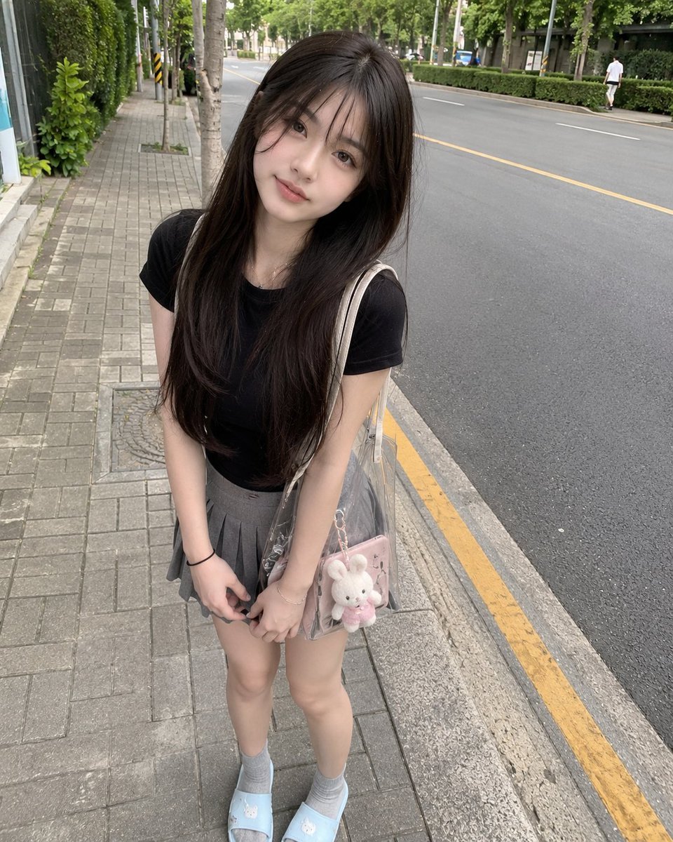Japanese Street Style Snapshot — AI image template example