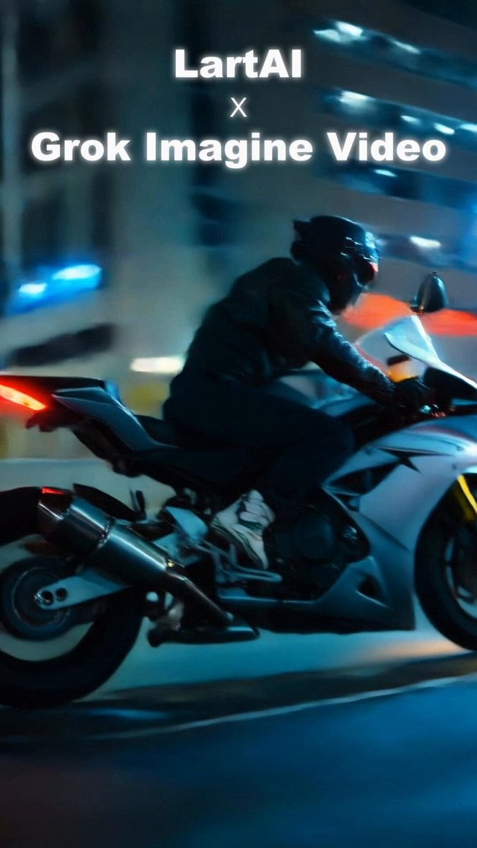 Cinematic Night Ride Neon Streets
