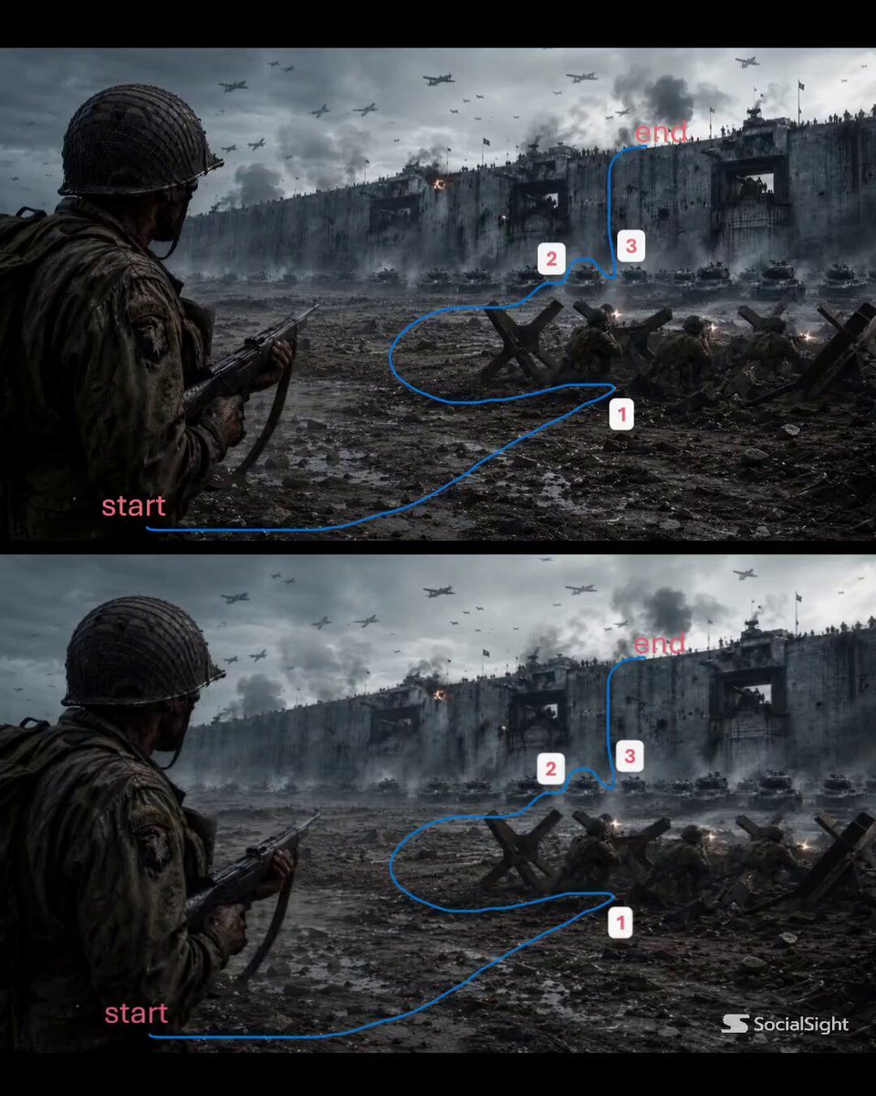 WWII Battlefield Cinematic Tracking Shot