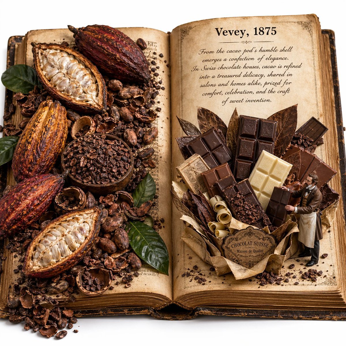 Edible History Pop-Up Chocolate Book
