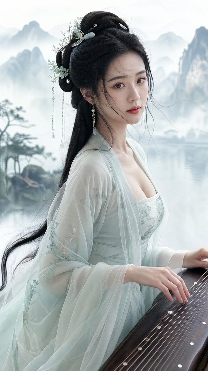 Classical Chinese Go Portrait reference image 1