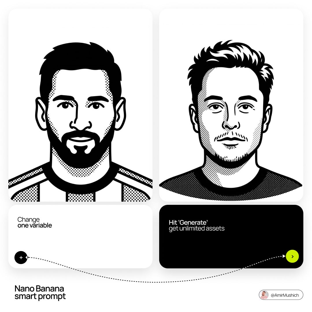A minimalist, black-and-white flat vector illustration portrait rendered