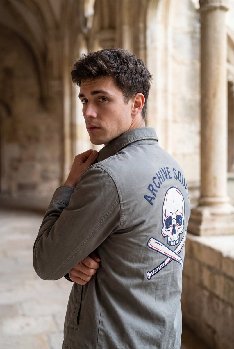 Editorial Portrait with Architectural Backdrop