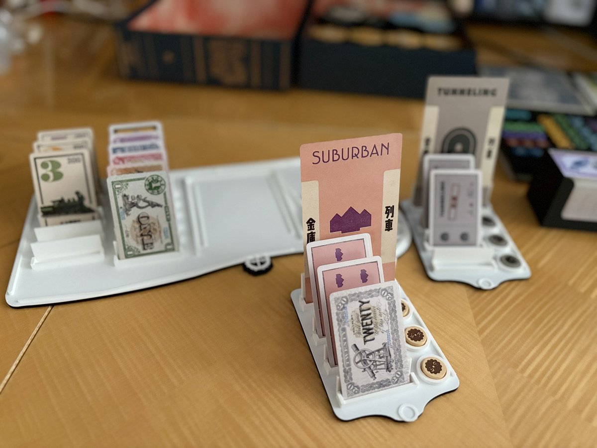 Luxury Railway Board Game Organizer Poster reference image 2