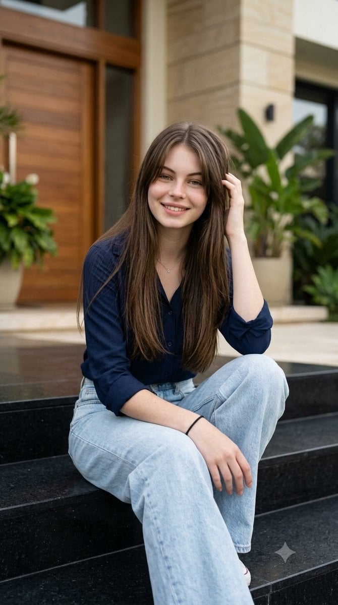 Luxury Home Lifestyle Portrait — AI image template example