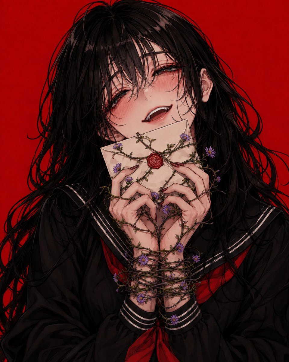 Dark Lovesick Anime Letter Transformation