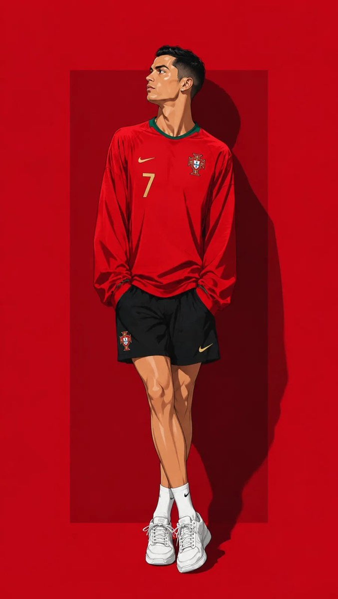 Anime Soccer Player Editorial Illustration — AI image template example
