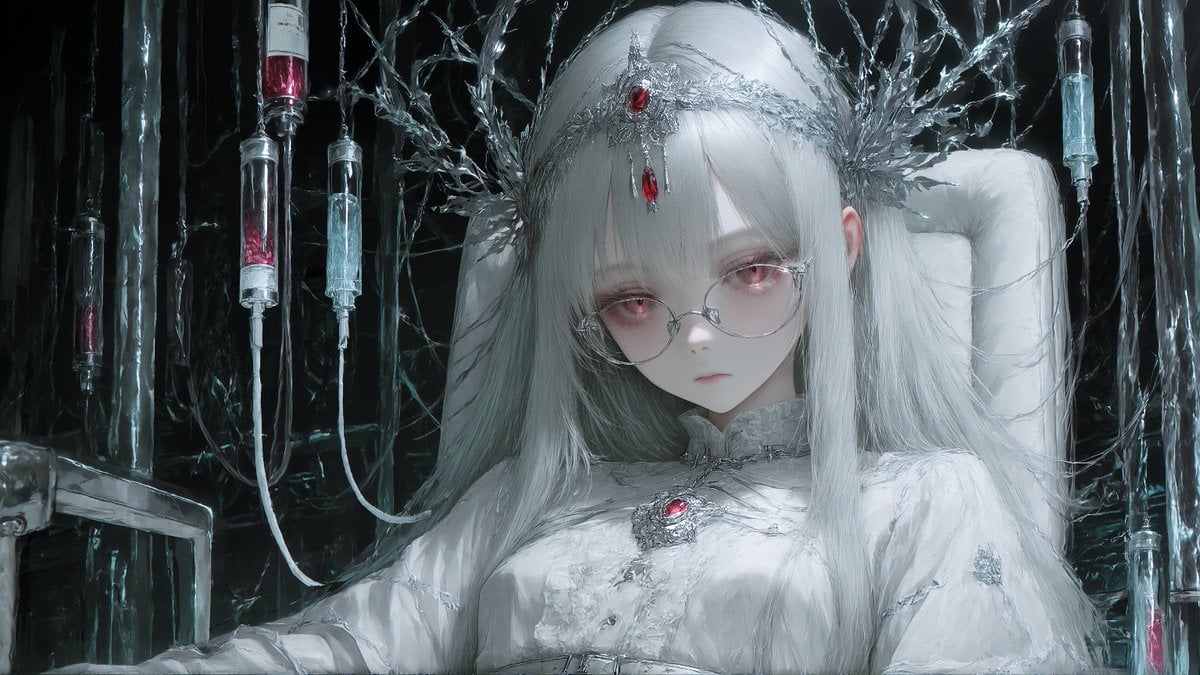 Censored Gothic Medical Princess — AI image template example