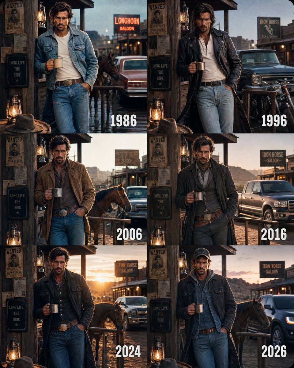 Decade Time Travel Photography Template — AI image template example