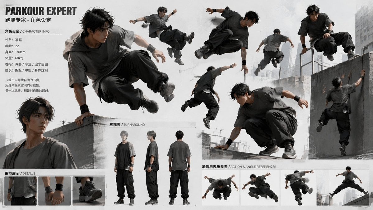 Parkour Character Montage Page